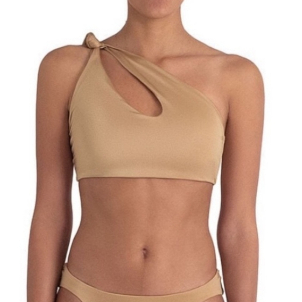 New!Baobab Collection Taki One shoulder Bikini Top in Treasure‎